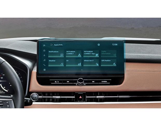 Захисне скло Pixsel на монітор MITSUBISHI OUTLANDER 13.7“ 2025 - (гібридне мат)