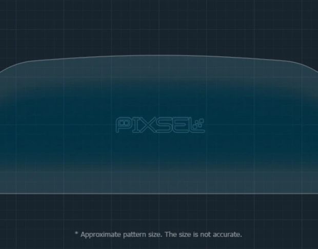 Захисне скло Pixsel на панель приладів MITSUBISHI OUTLANDER 12.1“ 2025 - (гібридне глянець)