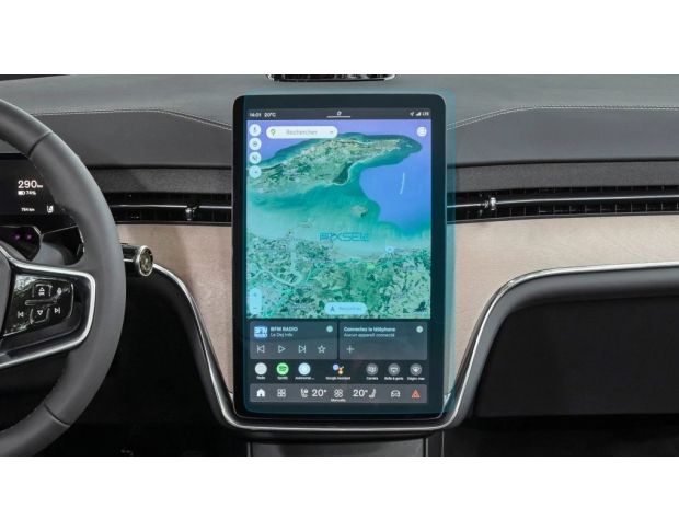 Захисне скло Pixsel на монітор VOLVO EX90 16“ 2024 - (гібридне мат)