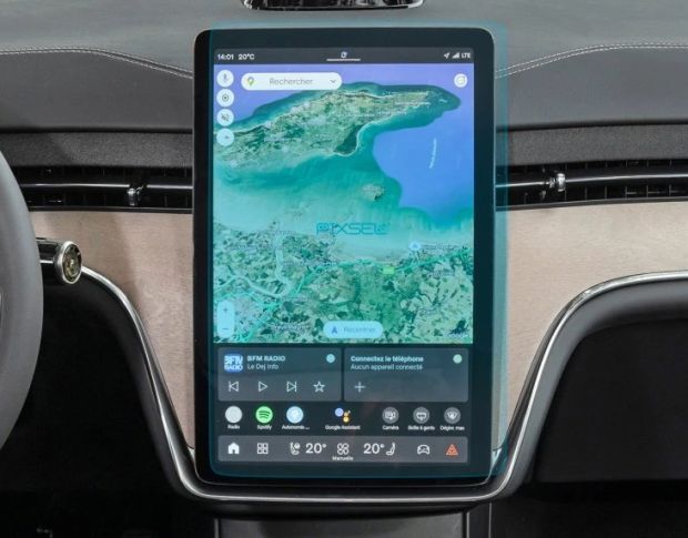 Захисне скло Pixsel на монітор VOLVO EX90 16“ 2024 - (гібридне мат)