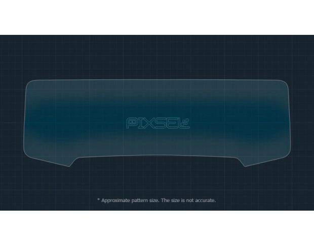 Захисне скло Pixsel на панель приладів VOLVO EX90 10“ 2024 - (гібридне глянець)