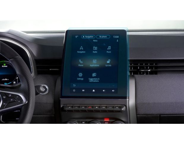 Защитное стекло Pixsel на монитор RENAULT CLIO 11.6“ 2023 - (гибридное глянец)