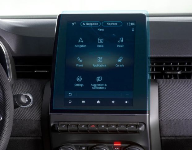 Захисне скло Pixsel на монітор RENAULT CLIO 116“ 2023 - (гібридне мат)