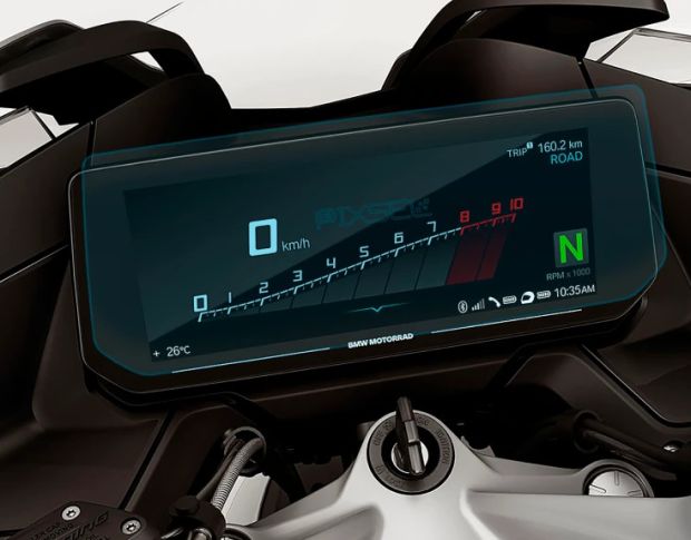 Захисне скло Pixsel на спідометр мотоцикла BMW R1250 RT 2025 13“ (гібридне глянець)