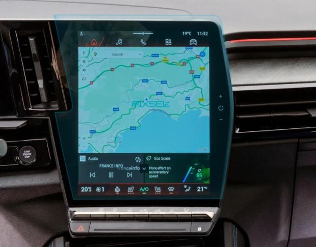 Захисне скло Pixsel на монітор RENAULT RAFALE 14.6“ 2023 - (гібридне глянець)