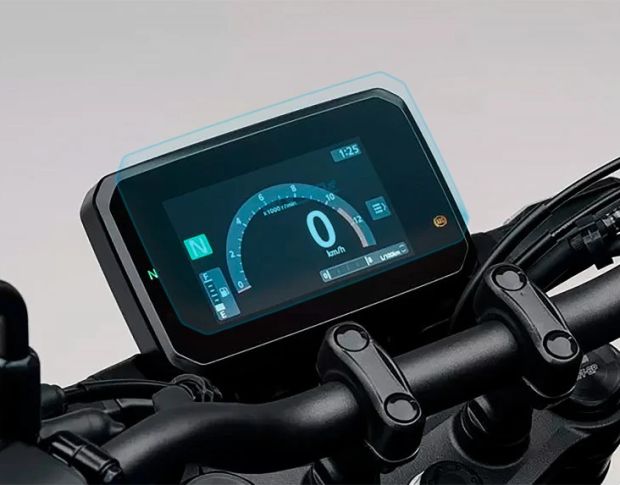 Захисне скло Pixsel на спідометр мотоцикла HONDA CB125R 2025 7.1“ (гібридне глянець)