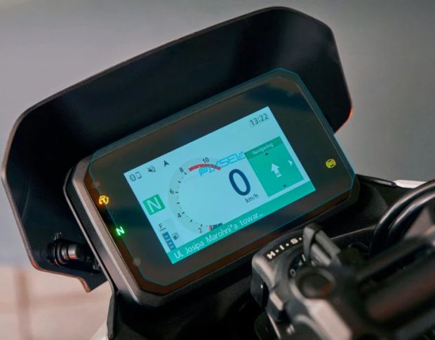 Защитное стекло Pixsel на спидометр мотоцикла HONDA HORNET / R 500 / 1000 / NX 2024 7.1“ (гибридное глянец)