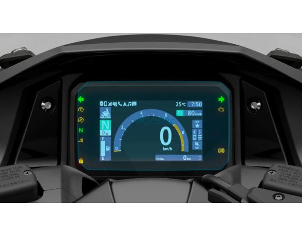 Захисне скло Pixsel на спідометр мотоцикла HONDA FORZA 125 / 350 / 750 2025 7.1“ (гібридне глянець)