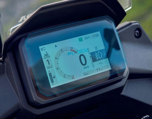Захисне скло Pixsel на спідометр мотоцикла HONDA XL750 TRANSALP 7.1“ (гібридне глянець)