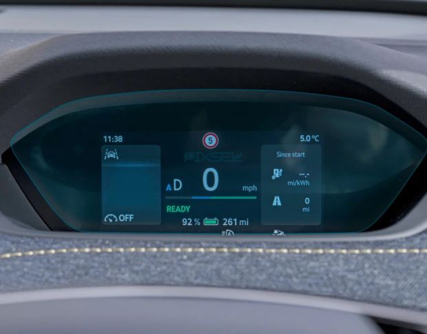 Захисне скло Pixsel на панель приладів SKODA ELROQ 9.2“ 2025 - (гібридне глянець)