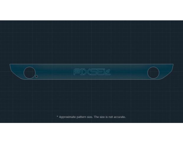 Защитное стекло Pixsel для климат-контроля KIA SPORTAGE 14.5“ 2025 - (гибридное глянец)