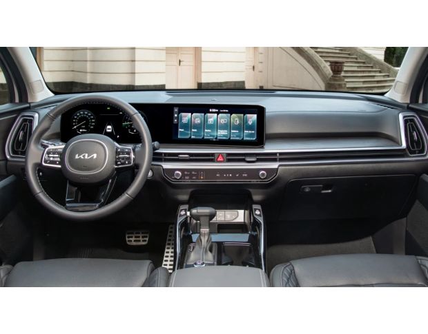 Захисне скло Pixsel на клімат-контроль KIA SORENTO 14.5“ 2024 - (гібридне глянець)
