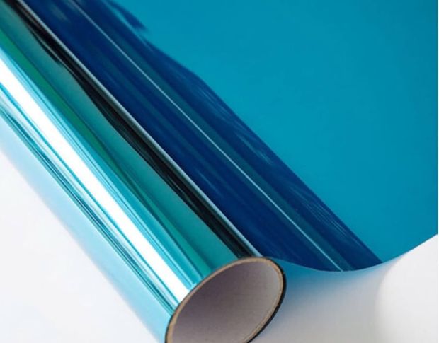 Solar Screen Light Blue 80 C - Тонировочная автомобильная зеркальная голубая пленка, 1.52 m