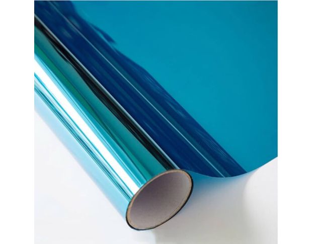 Solar Screen Light Blue 80 C - Тонировочная автомобильная зеркальная голубая пленка, 1.52 m