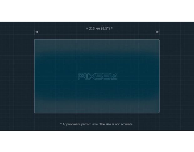 Захисне скло Pixsel на монітор TOYOTA LAND CRUISER 250 9.8“ 2024 - (гібридне глянець)