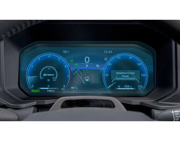 Захисне скло Pixsel на панель приладів TOYOTA LAND CRUISER 250 12.4“ 2024 - (гібридне глянець)