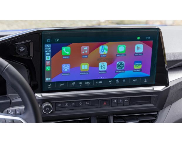 Защитное стекло Pixsel на монитор VOLKSWAGEN CARAVELLE 14.3“ 2025 - (гибридное мат)