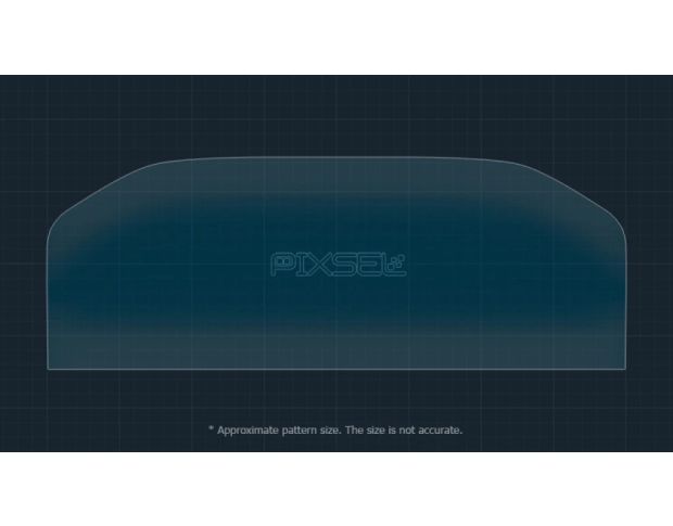 Захисне скло Pixsel на панель приладів VOLKSWAGEN CARAVELLE 12.3“ 2025 - (гібридне глянець)