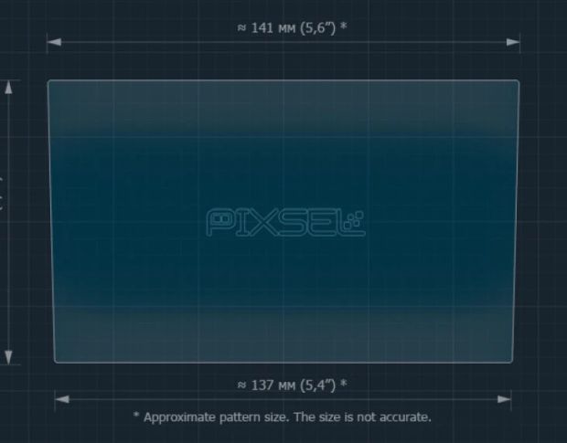 Захисне скло Pixsel на монітор VOLKSWAGEN CARAVELLE 6.5“ 2020 - 2024 (гібридне глянець)