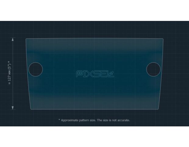 Захисне скло Pixsel на монітор VOLKSWAGEN CARAVELLE 10.8“ 2020 - 2024 (гібридне глянець)