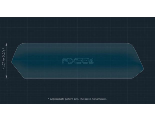 Захисне скло Pixsel на монітор LEXUS UX 16.1“ 2018 - 2020 (гібридне мат)
