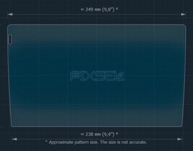 Захисне скло Pixsel на монітор TORSSEN 2K 10“ (гібридне мат)