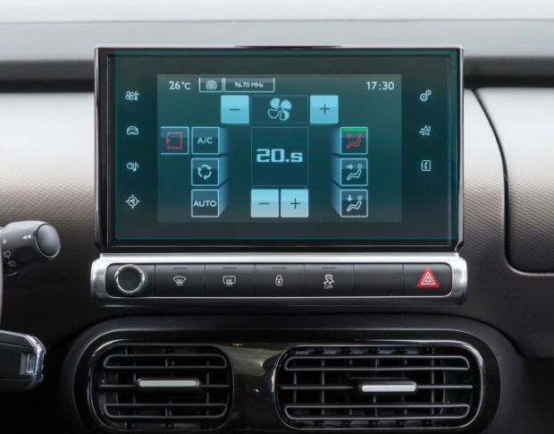 Захисне скло Pixsel на монітор CITROEN C4 CACTUS 9.7“ 2014 - 2018 (гібридне глянець)