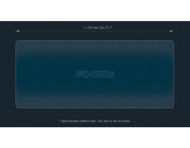 Захисне скло Pixsel на монітор KIA NIRO 11.1“ 2019 - 2021 (гібридне глянець)
