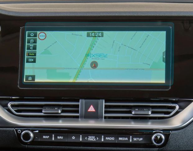 Захисне скло Pixsel на монітор KIA NIRO 11.1“ 2019 - 2021 (гібридне мат)