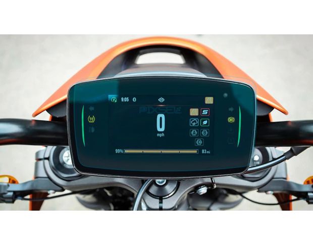 Захисне скло Pixsel на спідометр мотоцикла HARLEY-DAVIDSON 2020 LIVEWIRE FIRST STRIKE EDITION 7.5“ (гібридне глянець)