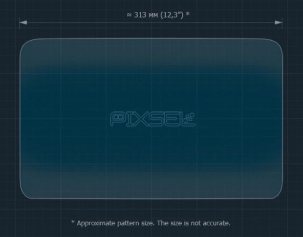 Захисне скло Pixsel для заднього монітора CADILLAC ESCALADE IQ 14.5“ 2025 - (гібридне глянець)