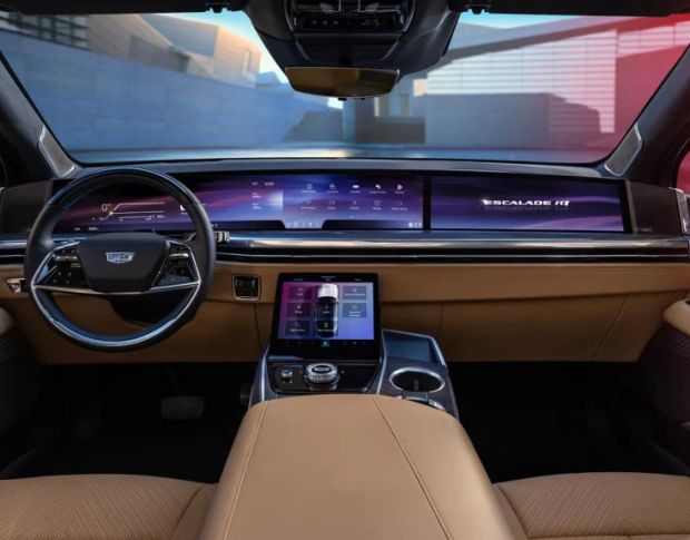 Захисне скло Pixsel на монітор CADILLAC ESCALADE IQ 19.9“ 2025 - (гібридне глянець)