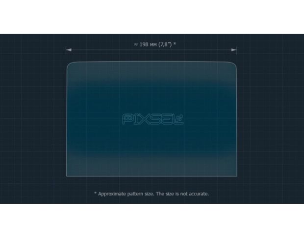 Защитное стекло Pixsel для заднего климат-контроля CADILLAC ESCALADE IQ 9.4“ 2025 - (гибридное глянец)