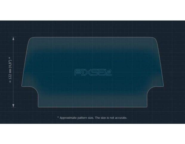 Защитное стекло Pixsel на монитор NISSAN ALTIMA 10.8“ 2018 - 2022 (гибридное мат)