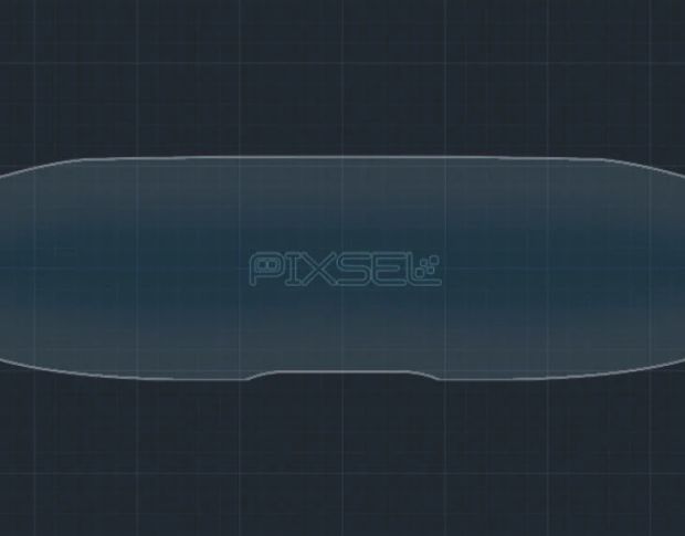 Защитное стекло Pixsel на приборную панель PEUGEOT 5008 11.8“ 2020 - 2024 (гибридное глянец)