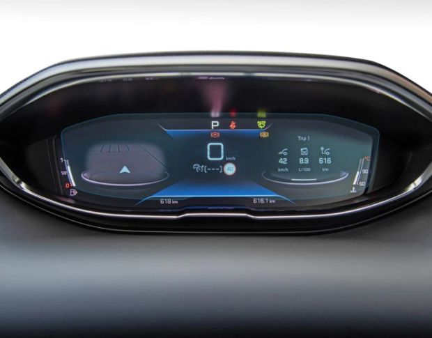 Защитное стекло Pixsel на приборную панель PEUGEOT 5008 11.8“ 2020 - 2024 (гибридное глянец)