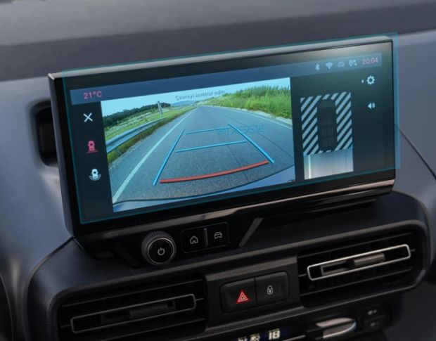 Защитное стекло Pixsel на монитор FIAT DOBLO 11.1“ 2024 - (гибридное глянец)