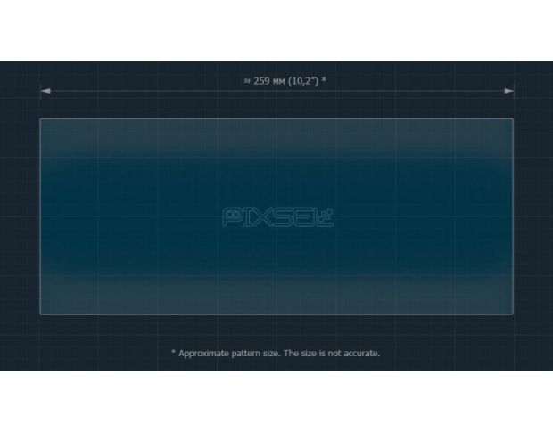 Защитное стекло Pixsel на монитор FIAT DOBLO 11.1“ 2024 - (гибридное глянец)