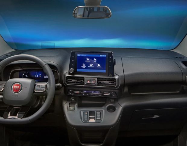 Защитное стекло Pixsel на монитор FIAT DOBLO 9.4“ 2024 - (гибридное мат)