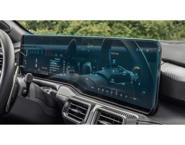 Захисне скло Pixsel на панель приладів FORD MUSTANG 29.7“ 2024 - (гібридне глянець)