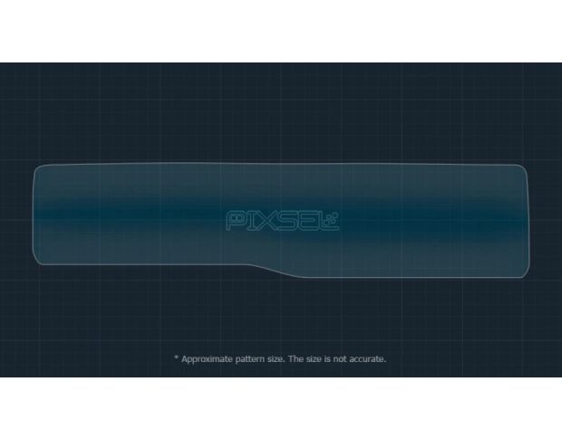 Захисне скло Pixsel на панель приладів FORD MUSTANG 29.7“ 2024 - (гібридне мат)