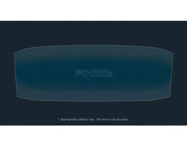 Захисне скло Pixsel на панель приладів PEUGEOT PARTNER 10“ 2024 - (гібридне глянець)