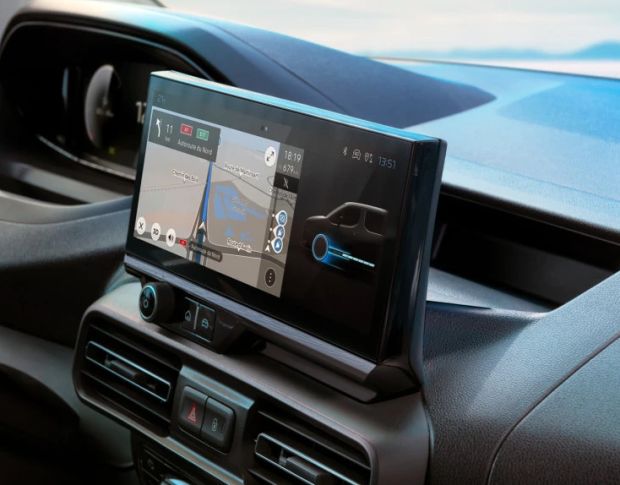 Захисне скло Pixsel на панель приладів PEUGEOT PARTNER 10“ 2024 - (гібридне глянець)