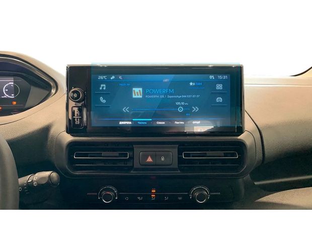 Защитное стекло Pixsel на монитор PEUGEOT RIFTER 11.1“ 2024 - (гибридное глянец)