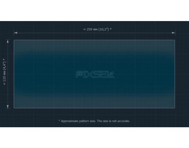 Защитное стекло Pixsel на монитор PEUGEOT RIFTER 11.1“ 2024 - (гибридное глянец)