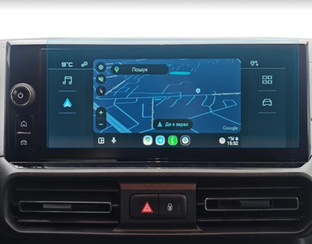 Захисне скло Pixsel на монітор FIAT DOBLO 11.1“ 2024 - (гібридне глянець)