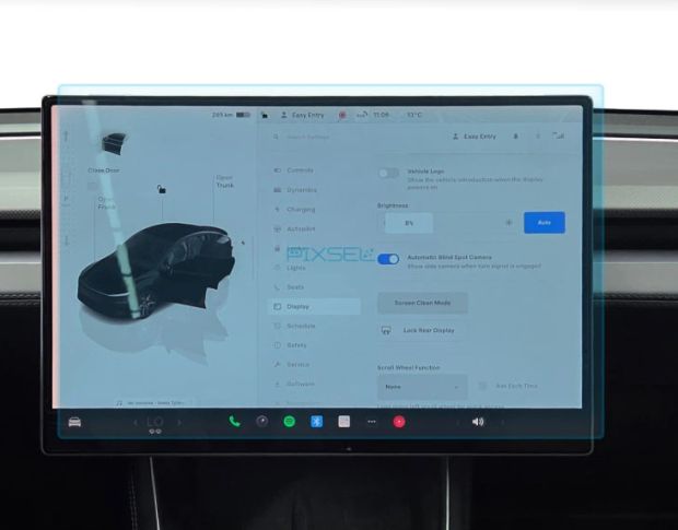 Захисне скло Pixsel на монітор TESLA MODEL Y 16.5“ 2025 - (гібридне мат)