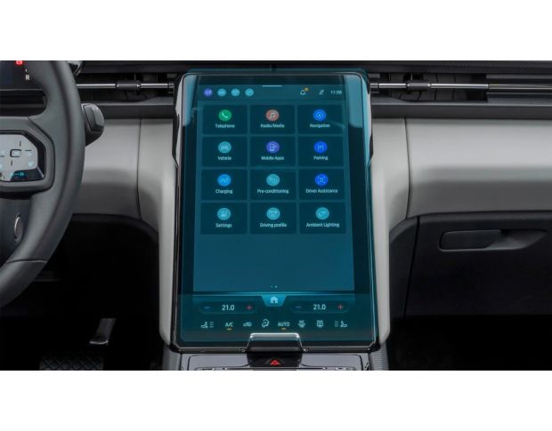 Захисне скло Pixsel на монітор FORD EXPLORER EV 16.2“ 2024 - (гібридне мат)