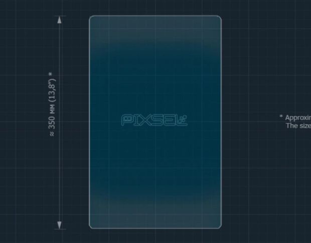 Захисне скло Pixsel на монітор FORD EXPLORER EV 16.2“ 2024 - (гібридне мат)