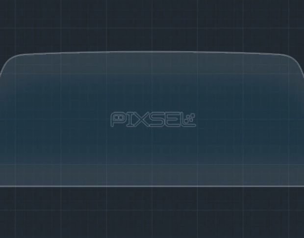 Захисне скло Pixsel на панель приладів FORD EXPLORER EV 8.7“ 2024 - (гібридне глянець)